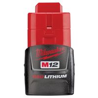 Milwaukee 48-11-2401 Compact Rechargeable Battery Pack, 12V, 1.5Ah, Cordless Li-Ion Red