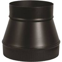 Imperial 7" x 8" Black Matte Stove Pipe Increaser (BM0063)