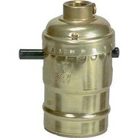 Eaton Wiring Devices 940ABD-BOX Lamp Holder, 250 VAC, 660 W, Brass Push Lampholder