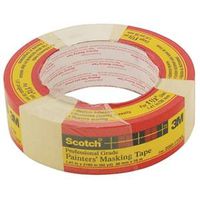 Scotch 20501.5 Masking Tape, 1.41" x 60 YD, Paper Backing, Beige