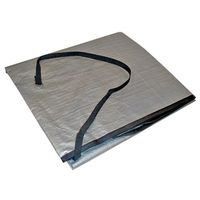 Frost King Air Conditioner Cover, 16" L x 27" W, 6 mil Thick Polyethylene, Silver