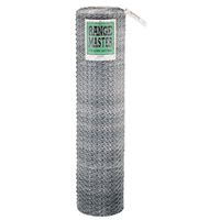 Rangemaster 5928 Poultry Net, 150 ft L x 48 in W, 20 Gauge Steel, Hexagonal Mesh, 1 in Mesh