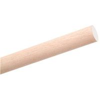Waddell Hardwood Dowel Rod, 1/2" Diameter, 36" Length, Round (6308UB)