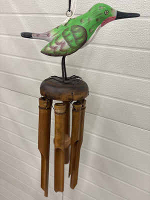 Hummingbird Bamboo Wind Chime
