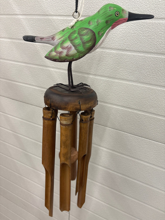 Hummingbird Bamboo Wind Chime