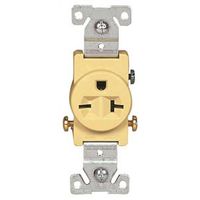 Ivy HD Single Outlet, Ivory, 20A, 250V