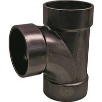 Canplas 3" ABS Sanitary Pipe Tee, Hub, Black (Model: 102153LBC)