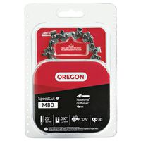Oregon SpeedCut M80 Chainsaw Chain, 20 in L Bar, 0.05 Gauge, 0.325 in Pitch, 80-Link