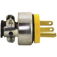 Eaton Wiring Devices WD2867 Electrical Plug, Straight Body, 2-Pole, 15 A, 125 V, NEMA 5-15