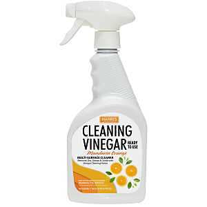 Harris O-32RTU Multi-Surface Cleaner, 32 fl oz, Liquid, Vinegar Mandarin Orange, Clear
