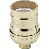 Eaton Wiring Devices 975ABD-BOX Lamp Holder, 1.4 in Dia x 2 in H, 250 VAC, 660 W BRS KYLS Shell Sock