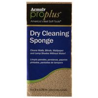 Armaly ProPlus 52200 Dry Cleaning Sponge, 6 in L, Cellular Foam, Light Tan