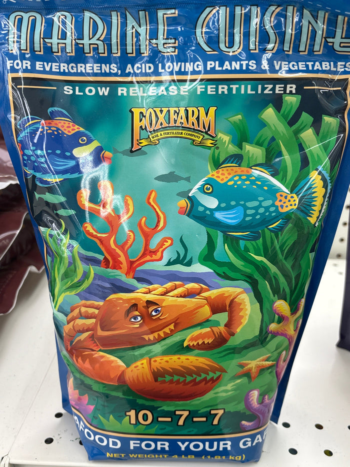 Marine Cuisine All-Purpose Fertilizer, 4 lb, Granular, 10-7-7 N-P-K Ratio