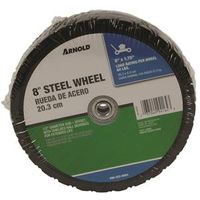 MTD 490-322-0004/875B Wheel, 8 x 1-3/4 in Tire, Diamond Tread 8x1.75 STL Offset Wheel
