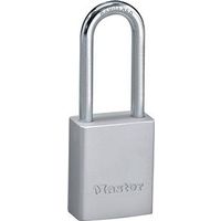 Master Lock 570DLHPF Padlock, Keyed Alike, 9/32" Dia Steel Shackle, Aluminum Body, 2" Height