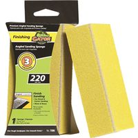 Gator 7306 Sanding Sponge, 5 in L, 3 in W, 220 Grit, Extra Fine, Aluminum Oxide Abrasive