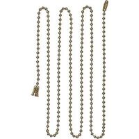 Eaton Wiring Devices BP331BB Ball Chain, #6 Chain, 3 ft L, Brass 3' BRS Bead EXT Chain