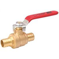 B&K Brass Ball Valve, 1" PEX x PEX, 600/160 PSI Pressure (Model 107-345NL)