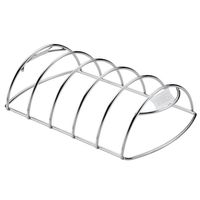 Weber Chrome Steel Rib Rack, 13.2 in L x 8 in W (Model 6605)