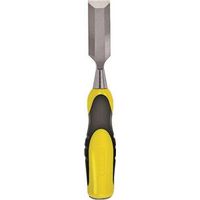 STANLEY 16-324 Chisel, 1-1/2 in Tip, 9-1/4 in OAL, Carbon Steel Blade, Ergonomic Handle