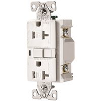 Eaton Wiring Devices TRAFCI20W AFCI Receptacle, 20A, 125V, NEMA 5-20R, White
