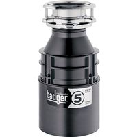 InSinkErator Badger Series Garbage Disposal, 26 oz Grinding Chamber, 0.5 HP Motor, Stainless Steel