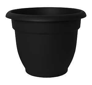 Ariana Black Plastic Planter