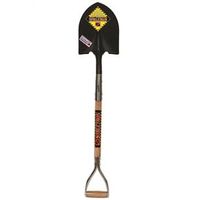 Seymour 49331 DHRP Dirt Shovel, 9 in W Blade, Steel Blade, Ashwood Handle, 30 in L Handle