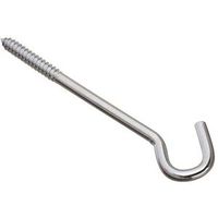 National Hardware 2156BC Series N220-897 Screw Hook, 3/8 in Opening, 8 in L, Zinc