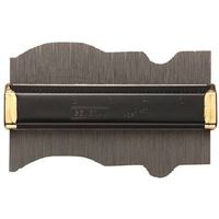General 837 Contour Gauge with Pins, 6 in L x 3-1/2 in W, Stainless Steel