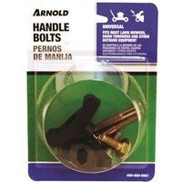 Arnold 490-900-0061 T-Handle Knob and Bolt, 2PC Univ Handle Bolt for Lawn Mowers and Snow Throwers