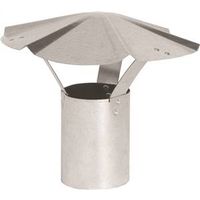 Imperial Rain Cap, 7" Diameter, Galvanized Steel (GV0590)