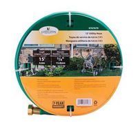 Landscapers Select GH-03 Leader Hose, 5/8in x 15ft, PVC, Green