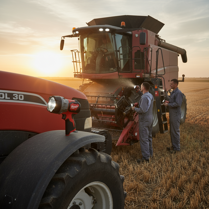 Milwaukee 2353-20 Spot Light, 12V LED Lamp, 750 High Mode, 400 Low Mode, 800 Strobe Mode Lumens