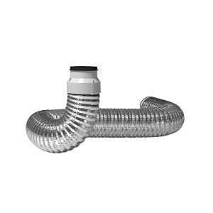 Quick Connect Aluminum Duct 4 in x 6 ft