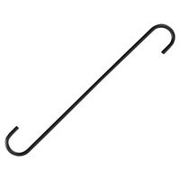 Landscapers Select GB0123L Extender S-Hook, 12 in H, Steel, Black, Hanging Mounting S-Hook