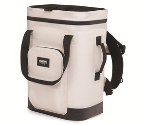 Igloo Trailmate Series 0062208 Heavy-Duty Cool Bag, 30 cm L, 36 cm W, 23 qt, EVA/HDPE/Polyester, Bone, Zipper
