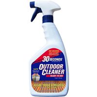 30 Seconds 1Q30SA Outdoor Cleaner, 1 qt, Spray Bottle, Liquid, Light Yellow Cleanser Ready to Use