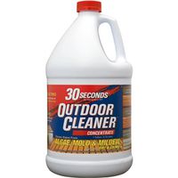 30 Seconds Outdoor Cleaner, 1 Gallon, Liquid, Bleach, Light Yellow