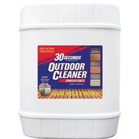 30 Seconds 5G30S Outdoor Cleaner, 5 Gal Bottle, Liquid, Light Yellow Cleaner Exterior Concentrate