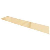 Kick Plate 8" x 34" Bright Brass