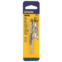 Irwin 80222 Tap and Drill Bit Set, HCS/HSS, #16 Drill Bit, 12-24NC/NO16