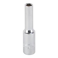 Vulcan MT6487802 Drive Socket, 5 mm, 1/4 in Drive, 6-Point, Chrome Vanadium Steel