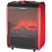 PowerZone Ceramic PTC Heater, 10A, 120V, 600/1200W, 2 Heat Settings, Red (TNP-2008I-E3)