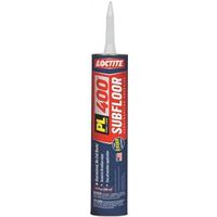 Loctite 1652275 Construction Adhesive, Light Tan, 10 fl oz Cartridge 10OZ Subfloor Adhesive