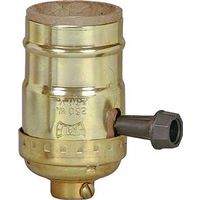 Eaton Wiring Devices BP925ABD Lamp Holder, Electrolier, Brass, 250 V, 250 W