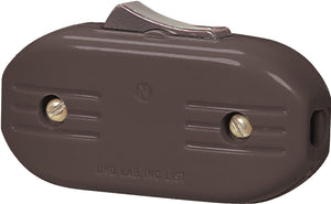 Eaton Wiring Devices Cord Switch, 6A BRN Feed CRD Switch (BP933B)