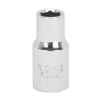 Vulcan MT6488936 Drive Socket, 6 mm, 1/4 in Drive, 6-Point, Chrome Vanadium Steel