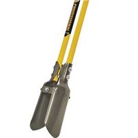 Vulcan 34558CA-38F Post Hole Digger, 10 In Blade, Steel Blade, Fiberglass Handle 48"