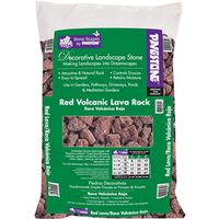 Pavestone 54341 Red Lava Rock 0.5 CUFT